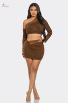 Ribbed knit crop top front view - Epicplacess