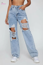Wide-leg jeans outfit view - Epicplacess
