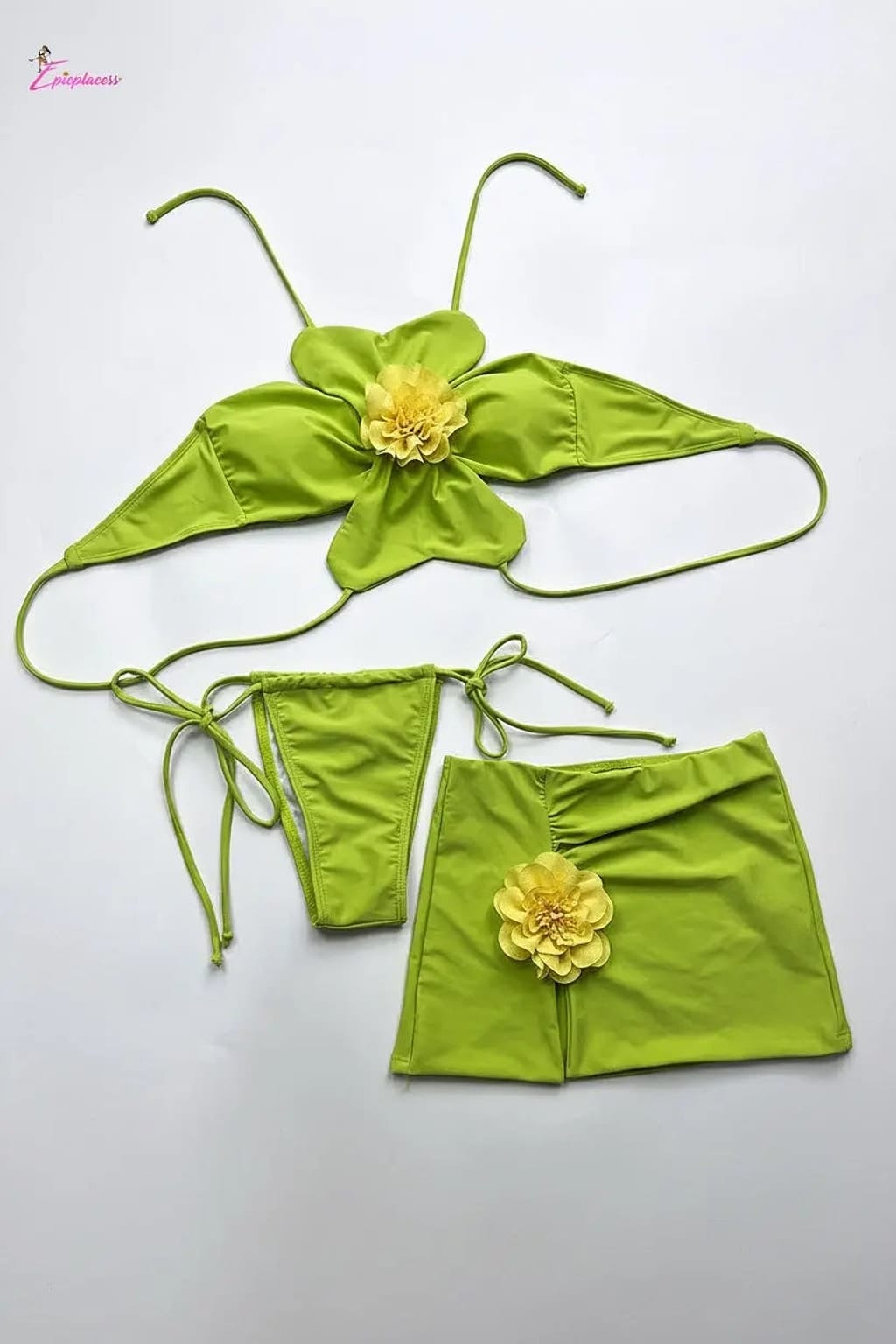 Lime green set view - Epicplacess