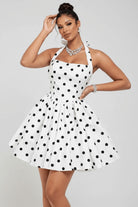 Polka dot dress detail - Epicplacess