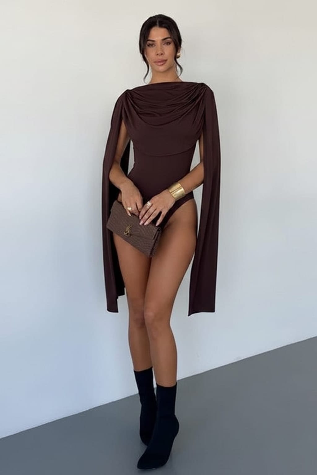 Brown bodysuit side view - Epicplacess