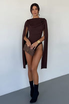 Brown bodysuit side view - Epicplacess