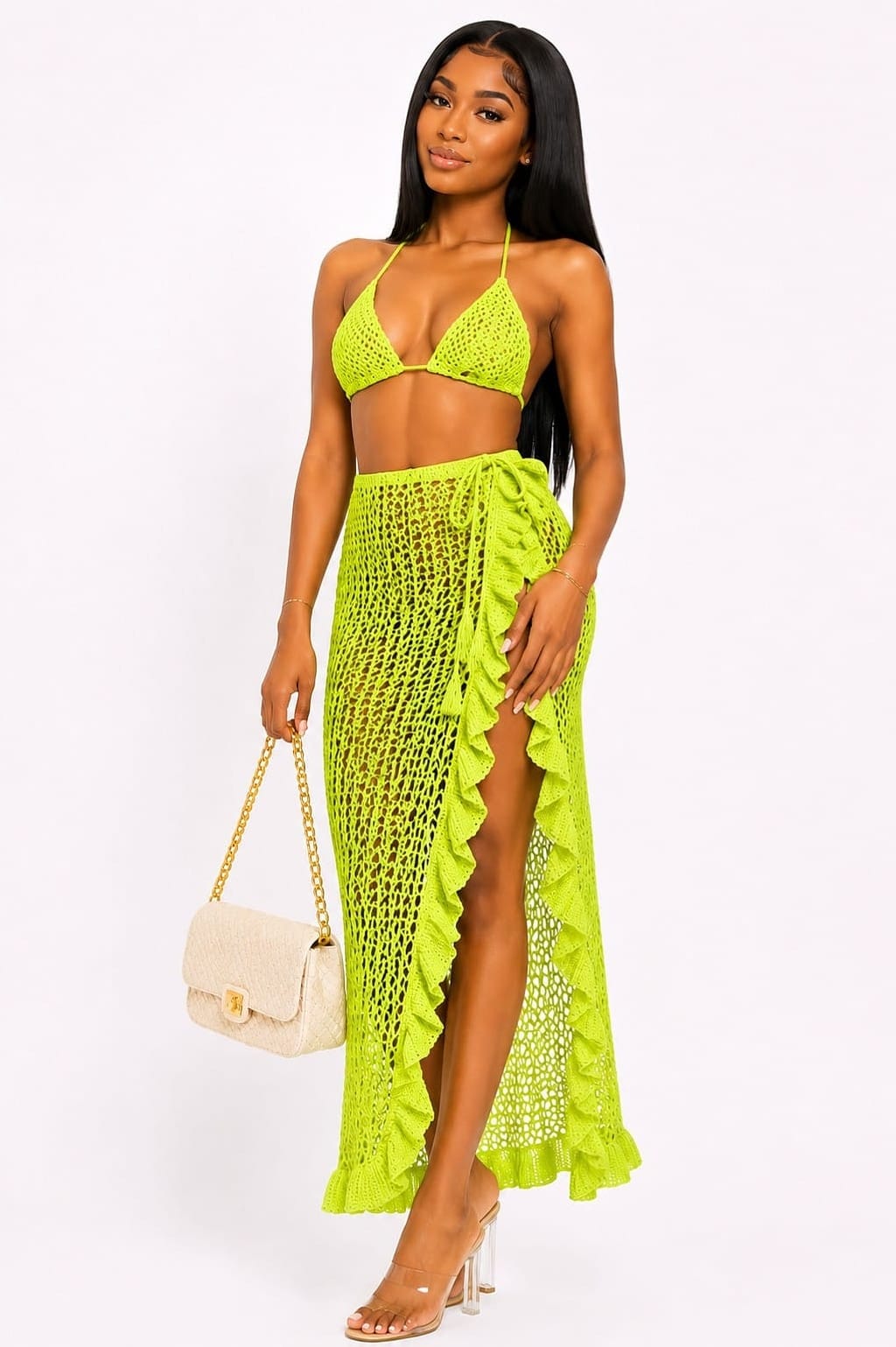 Lime skirt set - Epicplacess