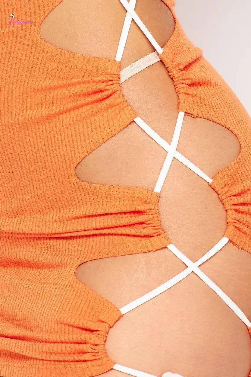 Lace-up mini dress detail - Epicplacess