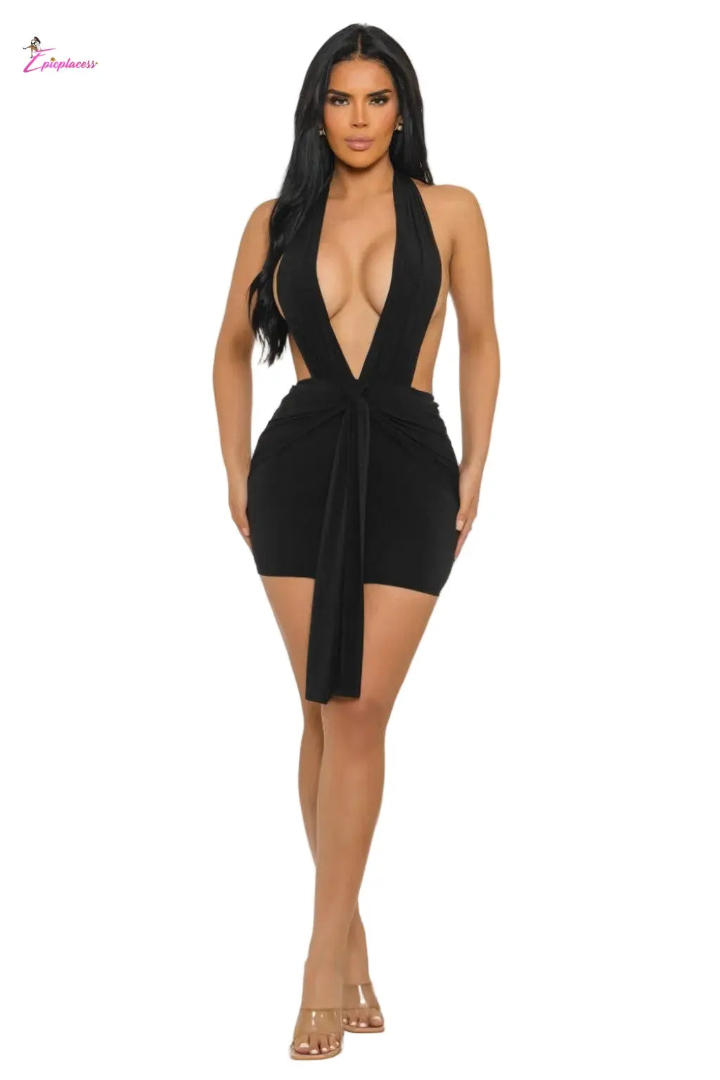 Halter mini dress - Epicplacess