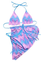 Purple cover-up set front view - Epicplacess