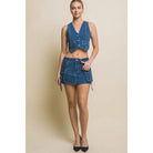 Denim top product view - Epicplacess