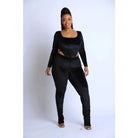 Black legging set detail - Epicplacess