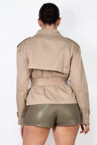 Vegan leather coat detail - Epicplacess