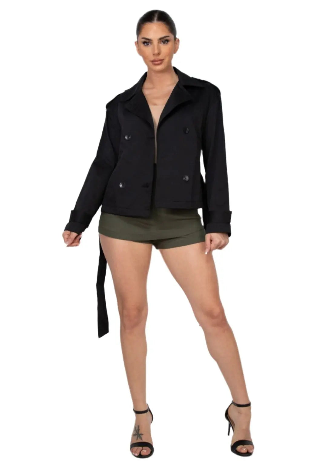Vegan leather coat final view - Epicplacess