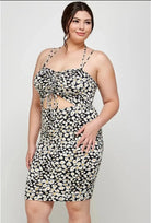 Black floral halter midi dress - Epicplacess
