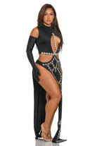 Black gala maxi dress - Epicplacess
