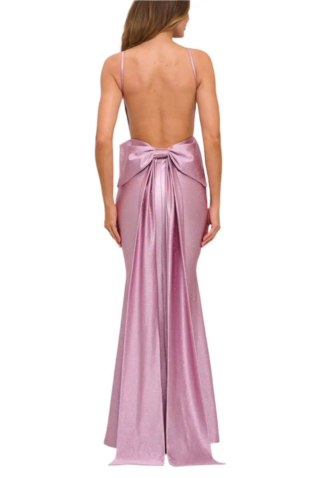 Bow train dress outfit view - Epicplacess