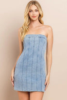 Frost Queen denim mini dress - Epicplacess