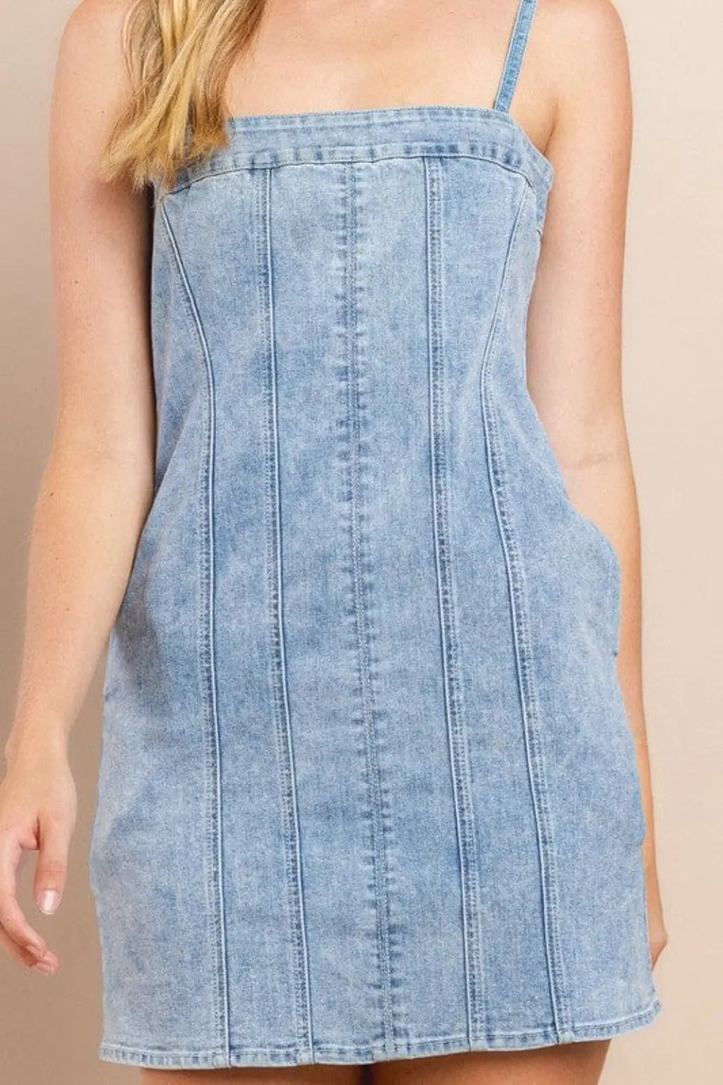 Denim dress outfit view - Epicplacess
