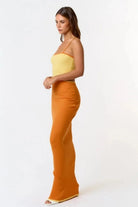 Orange sweater dress final view - Epicplacess