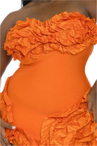 Bandage midi dress front view - Epicplacess