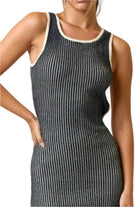 Back On Display black maxi dress front view - Epicplacess