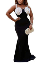 Black chiffon maxi dress - Epicplacess