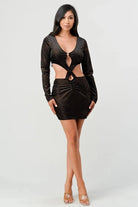Black mini dress outfit view - Epicplacess