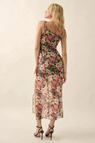Floral maxi dress side view - Epicplacess