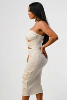 Katarina midi dress side view - Epicplacess