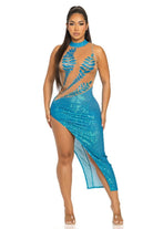 Sequin maxi dress front view - Epicplacess