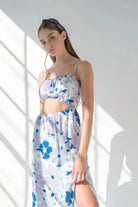 Show Some Skin Maxi Dress Blue - Epicplacess
