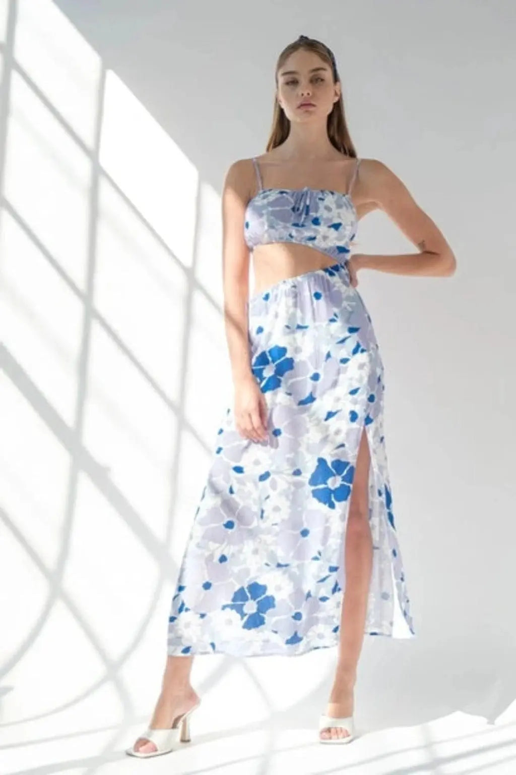 Show Some Skin Maxi Dress Blue - Epicplacess