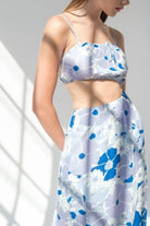 Show Some Skin Maxi Dress Blue - Epicplacess