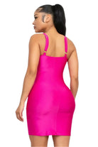 Green dress back view - Epicplacess