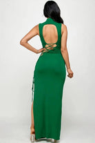 Vacation maxi dress front view - Epicplacess