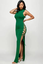 Vacation maxi dress side view - Epicplacess