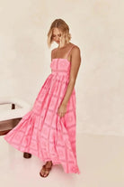 Pink sundress outfit view - Epicplacess