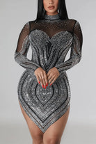 Michelle embellished black mini dress - Epicplacess