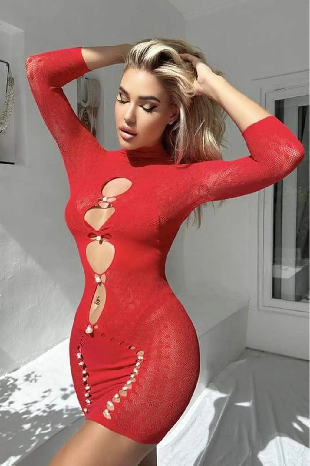 Babydoll lace mini dress - Epicplacess