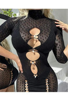 Babydoll lace mini dress style view - Epicplacess
