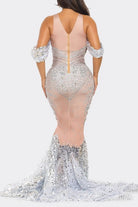 Diamante maxi gown detail - Epicplacess