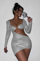 Resort Life silver sequin mini dress - Epicplacess