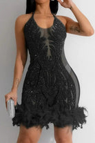 Turquoise dress side view - Epicplacess