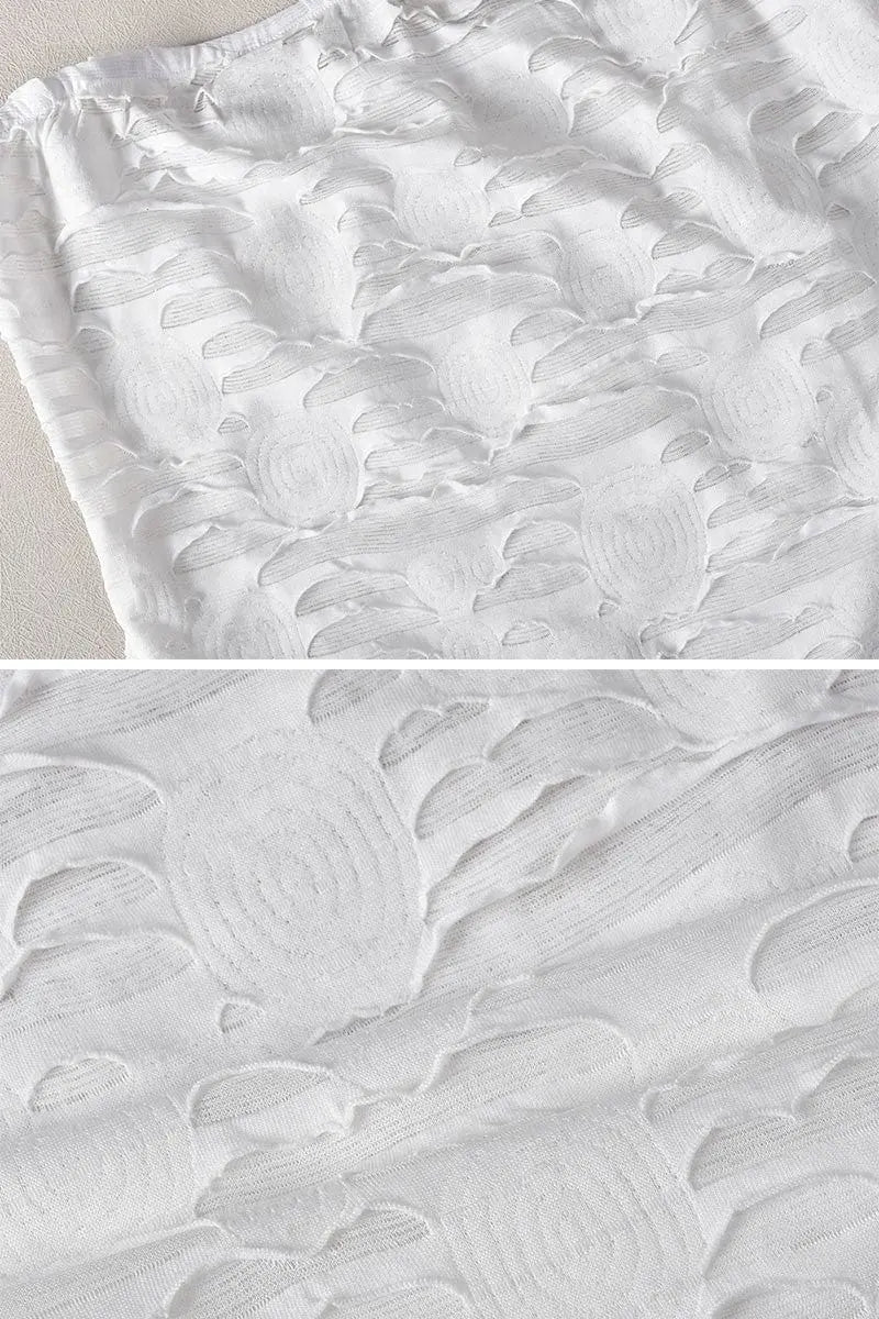 White maxi dress detail - Epicplacess