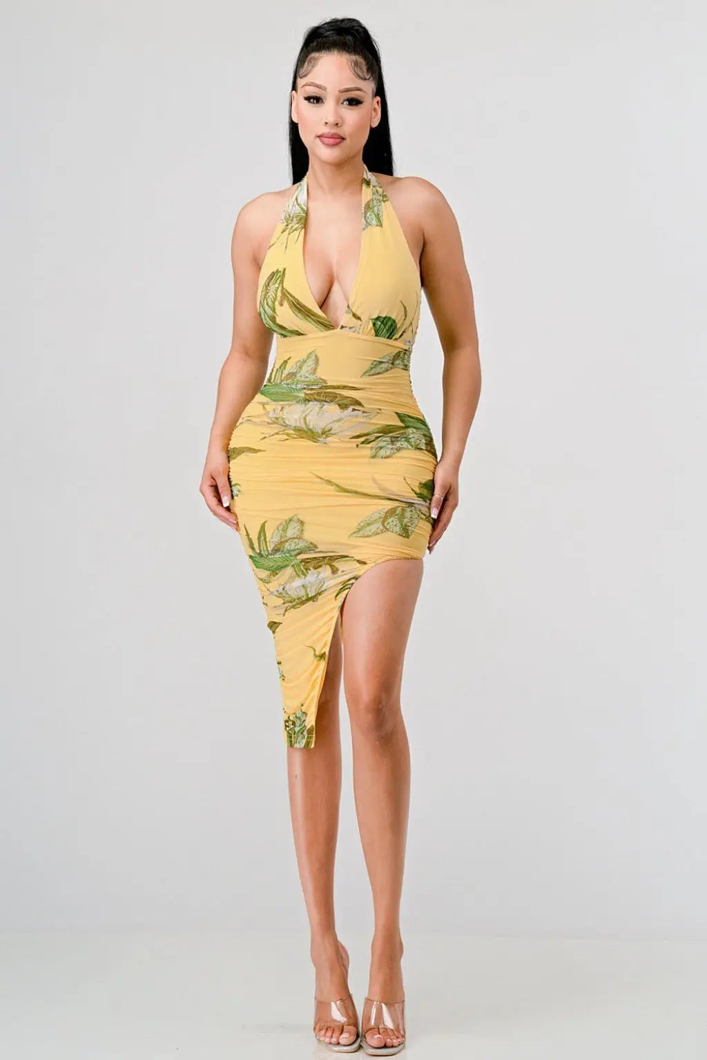 Tropical floral midi dress - Epicplacess
