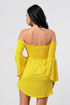 Sasha yellow dress outfit view - Epicplacess