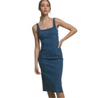 Denim dress detail view - Epicplacess