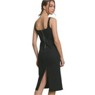 Denim dress back view - Epicplacess