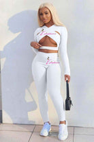 Lace-up jumpsuit set - Epicplacess