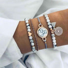 Pineapple bracelet set close detail - Epicplacess