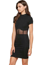 Black corset mini dress - Epicplacess