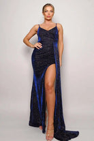 Crossover Glitter Princess Maxi Dress - Epicplacess
