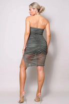 Mesh midi dress close detail - Epicplacess